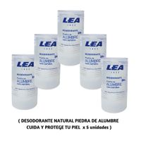 Desodorante Piedra de Alumbre 100% por ciento Natural x 5uni