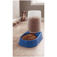 Dispensador de Comida Comedero Para Mascotas - Azul