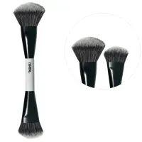 Brocha de doble punta F4 para base de maquillaje y rostro