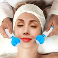 Ice Globes Bolas de Cristal para Masaje y Reafirmacion Facial