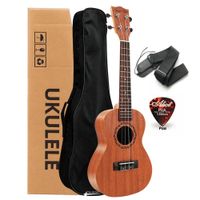 Ukelele Concierto de madera con Accesorios
