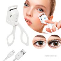 Rizador Eléctrico de Pestañas Portátil USB Recargable
