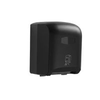 Dispensador Mecánico Autocorte para Papel Toalla Jumbo - Negro Institucional
