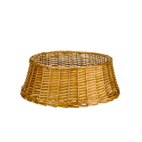 Pie de árbol Navidad Tejido Dorado M Decoraline Home