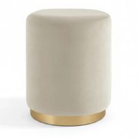 PUFF KARL GOLD BEIGE REDONDO