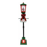 Farol Navideño Musical Con Luces Y Efecto De  Nieve