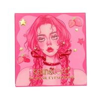 Mini paleta de sombras de ojos de 9 tonos rosa - KEVIN & COCO