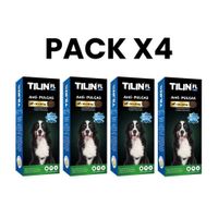 Pack X4 Tilin 20 A 40kg Antipulgas Con Hepatoprotector