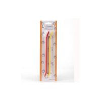 Cepillo Dental para Mascotas HTBRUSH  Cuidado Bucal para Perros y Gatos - ROJO Y AMARILLO