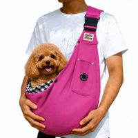 BOLSO Regulable Transportador para Mascotas Pequeñas y Medianas ROSA