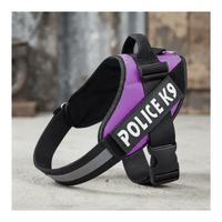 Pechera Arnés Police K9 Agarre Seguro - Talla XXL - Morado