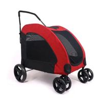 Coche para Perros Grande Rojo