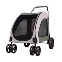 Coche para Perros Grande Gris