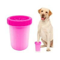 Limpia Patitas Portátil Para Perros - Rosado