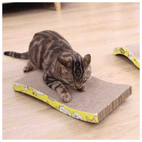 Rascador Ondeado para Gatos  Diseño Ergonómico Antiestrés