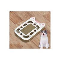 Rascador Interactivo para Gato con Pelota  Diseño Divertido Antiestrés