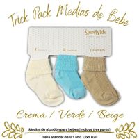 MEDIAS PARA BEBES STOREWIDE TRICK PACK ALGODÓN