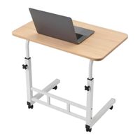Mesa Escritorio Para Laptop Con Ruedas Portátil Ajustable Pino 1361