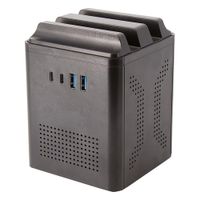 Estabilizador de Voltaje CDP RUAVR1004i AVR 1000VA 500W 4 Tomas 4 Puertos USB Negro