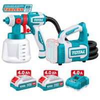 Pistola para Pintar 20V 1000ML - 2bat 4Ah Tabless Total TSGLI20062