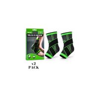 Pack x2 Tobilleras Deportivas Elásticas de Compresión