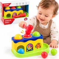Juego con Martillo Knock Ball para Bebé – Juguete Didáctico de Golpeo