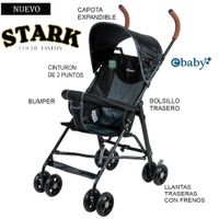 Coche Bastón Ebaby STARK Negro