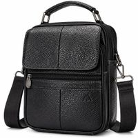Morral De Cuero Vacuno 6037 Negro
