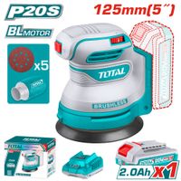LIJADORA ORBITAL DE PALMA 20V 13000RPM 1X2.0AH  ACC INDUSTRIAL