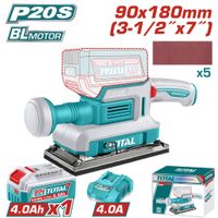 LIJADORA ACABADOS 20V 90X180MM 13000RPM 1X4.0AH  ACC INDUSTRIAL