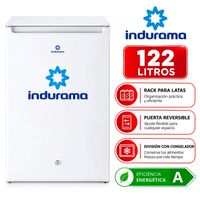 Frigobar Indurama 122 Litros RI-159BL Blanco