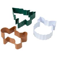 Set Cortadores de Galleta DECO HOME 3un