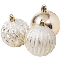 Set de Bolas DECO HOME Doradas Mágica Navidad x3un