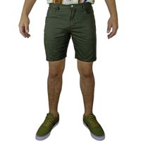 Bermuda Moda Drill Para Hombre - Verde