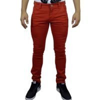 Pantalón Drill Moda Para Hombre - Naranja
