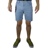 Bermuda Moda Drill Para Hombre - Celeste