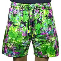 Short De Verano Estampado Para Hombre - Verde