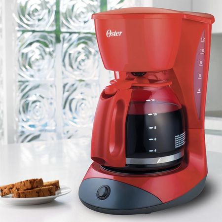 Cafetera Eléctrica OSTER 12 Tazas BVSTDCDW12R053 Rojo | plazaVea -  Supermercado