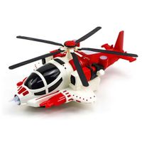 Juguete De Avion Giratorio Con Luces Y Sonido Para Niños - Blanco