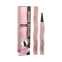 Lápiz de Cejas Microblading 4 Puntas Efecto Pelo a Pelo Waterproof
