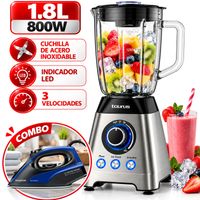 Combo Taurus Licuadora EXPERT 800 1.8 Litros 800 Watts Y Plancha ATLAS 2400