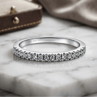 Anillo Churumbela Afrodita 373 Plata Maciza Bañado En Oro Blanco T8
