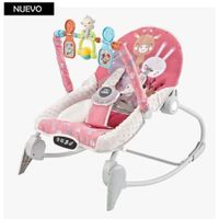 Silla Mecedora Baby Bouncer Musical Bluetooth Rosadito bebé