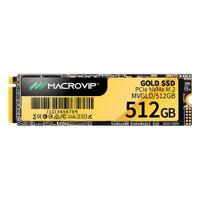 Disco Sólido SSD Macrovip Gold 512GB NVMe PCIe 3.0 M.2 Negro