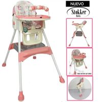 Silla de Comer VENUS Asiento Reclinable Rosado