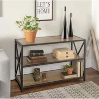 Estante Industrial Faxina Ventitas Home Espresso y Negro