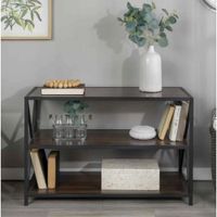 Estante Industrial Faxina Ventitas Home Wengue y Negro