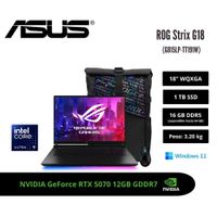 LAPTOP GAMER ASUS ROG STRIX G18 18 2.5K 240HZ INTEL CORE ULTRA 9 290HX 16GB RTX 5070 1TB W11