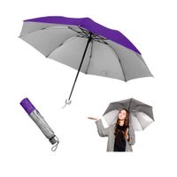 Sombrilla Paraguas de Cartera Plegable color Morado