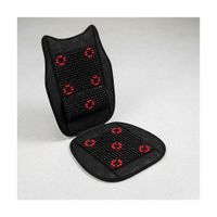 Respaldar c Lumbar Reforzado Bolitas Textil 109 x 49 cm